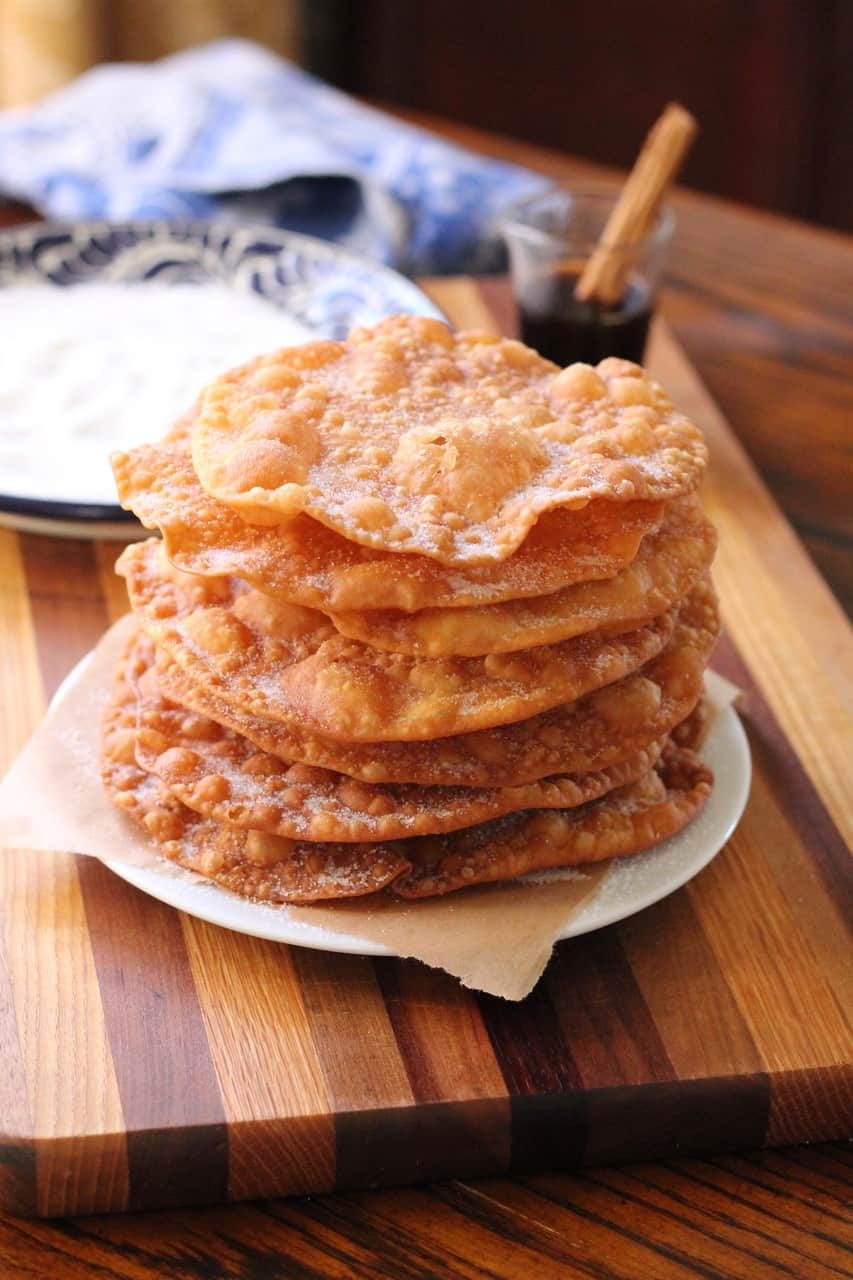 Imagen de buñuelos con piloncillo